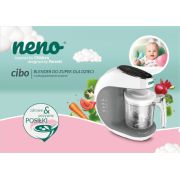 Neno cibo – blender pentru copii cu funcție de gătire la abur nen-mam-ur001
