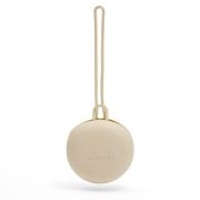 Port suzeta, New Baby, Cu lant, Protejeaza de murdarie, Silicon, Fara BPA, 0 luni+, Beige BYN56977