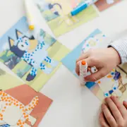 Set creativ - arta cu puncte - bluey