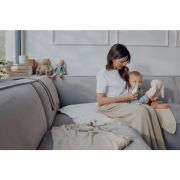 Aspirator nazal, Lionelo, Babyair, Cu forta de aspiratie reglabila in 3 trepte, Usor si portabil, Fara fir, Cu 2 varfuri din silicon, Silentios, 0 luni+, White BYNLOC-BABYAIR
