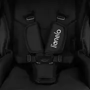 Carucior 2 in 1, Lionelo, Meril, Cu landou si scaun cu dimensiune XL, Reversibil, Cu sistem de ventilatie 3D, Cu accesorii, Pana la 22 kg, Conform cu EN1888-1 EN1888-2, EN1466, Negru BYNLO-MERIL_2IN1_BLACK_ONYX