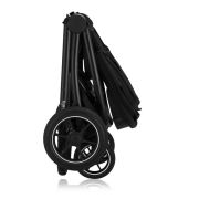 Carucior 2 in 1, Lionelo, Meril, Cu landou si scaun cu dimensiune XL, Reversibil, Cu sistem de ventilatie 3D, Cu accesorii, Pana la 22 kg, Conform cu EN1888-1 EN1888-2, EN1466, Negru BYNLO-MERIL_2IN1_BLACK_ONYX