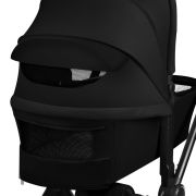 Carucior 2 in 1, Lionelo, Mika Plus, Cadru din aluminiu, Cu landou intarit si salteluta moale, Reversibil, Cu sistem de ventilatie 3D, Cu accesorii, Pana la 22 kg, Conform cu EN1888-1 EN1888-2, EN1466, Negru BYNLO-MIKA_PLUS_2IN1_BLACK_ONYX