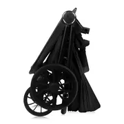 Carucior sport, Lionelo, Mika Plus, Cadru din aluminiu, Cu maner reversibil, Copertina XXL, Spatar reglabil in 3 pozitii, Cu accesorii, Pana la 22 kg, 6-48 luni; EN1888-1, EN1888-2 EN1466, Negru BYNLO-MIKA_PLUS_BLACK_ONYX