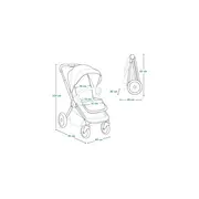 Carucior sport, Lionelo, Mika Plus, Cadru din aluminiu, Cu maner reversibil, Copertina XXL, Spatar reglabil in 3 pozitii, Cu accesorii, Pana la 22 kg, 6-48 luni; EN1888-1, EN1888-2 EN1466, Negru BYNLO-MIKA_PLUS_BLACK_ONYX