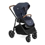 Joie - carucior pentru copii multifunctional 3 in 1 versatrax e navy blazer (carucior versatrax e + landou ramble + scoica i-snug) bbbt1803faf03000