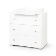 Mobilier Camera copii Si Bebelusi KLUPS Karolina Alb Natur MYK00081175