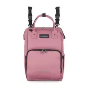 Rucsac pentru mamici, Petite&Mars, Jack, Cu 11 compartimente, Cu buzunare termice, Saltea de infasat inclusa, 30 x 42 x 15 cm, Dusty Rose BYN507820