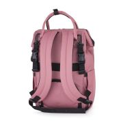 Rucsac pentru mamici, Petite&Mars, Jack, Cu 11 compartimente, Cu buzunare termice, Saltea de infasat inclusa, 30 x 42 x 15 cm, Dusty Rose BYN507820
