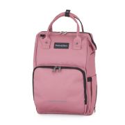 Rucsac pentru mamici, Petite&Mars, Jack, Cu 11 compartimente, Cu buzunare termice, Saltea de infasat inclusa, 30 x 42 x 15 cm, Dusty Rose BYN507820