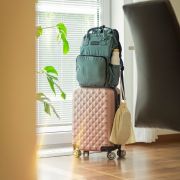 Rucsac pentru mamici, Petite&Mars, Jack, Cu 11 compartimente, Cu buzunare termice, Saltea de infasat inclusa, 30 x 42 x 15 cm, Misty Green BYN507817