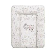 Saltea de infasat, Ceba Baby, Moale, Fara ftalati, 70 x 50 cm, Lolly Polly Peacock BYNW-143-120-608