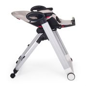 Scaun de masa, Petite&Mars, Tasty, Multifunctional, Pana la 15 kg, Reglabil pe inaltime in 7 pozitii, Spatar reglabil pana la 175 grade, Suport picioare si tavita reglabile, Cu roti, Aluminiu, Jasmine Honey BYN361834