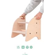 Scaun inaltator tip scara cu 2 trepte pentru copii, model 1, MamaToyz JEMMtyz_stepin1