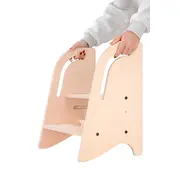 Scaun inaltator tip scara cu 2 trepte pentru copii, model 2, MamaToyz JEMMtyz_stepin2