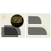 Set 2 parasolare auto, Lionelo, Sunblocker, Universale, Instalare usoara, Negru BYNLO-SUNBLOCKER_BLACK