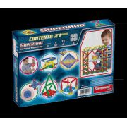 Set de constructie magnetic supermag classic, 27 piese spm0413