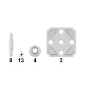 Set de constructie magnetic supermag classic, 27 piese spm0413