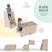 Turn de invatare multifunctional Kule Bend, Natur, MamaToyz JEMMtyz_bend