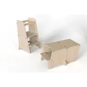 Turn de invatare multifunctional Kule Bend, Natur, MamaToyz JEMMtyz_bend