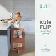 Turn de invatare multifunctional Kule Flip, Roz, MamaToyz JEMMtyz_flipr