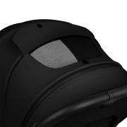 Carucior 3 in 1, Lionelo, Mika Plus, Cadru din aluminiu, Cu landou intarit si salteluta moale, Cu scoica auto testata ADAC, Reversibil, Cu sistem de ventilatie 3D, Cu accesorii, Pana la 22 kg, EN1888-1 EN1888-2 EN1466 ECE R129, Negru BYNLO-MIKA_PLUS_3IN1_