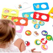Joc educativ asociaza prietenii, 24 piese, 18x10,5 cm Banana Panda BP49030 BBJBP49030_Initiala