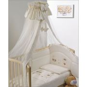 Baldachin Patut Lemn Cu Suport De Prindere Inclus Real Bears Ivory, 620x180 Cm Pjbbald_realbears_ivory