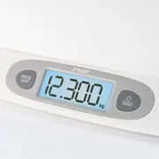 Cantar digital pentru bebelusi BabyCare, pana la 25 kg, ecran iluminat, memorie, 0+ luni, Reer 64120