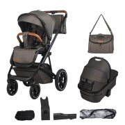 Carucior modular 2in1 c nessia anthracite+balansoar bebelusi c velio butternut smb322065362333041144