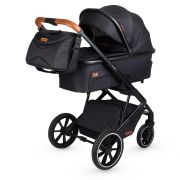 Carucior modular 2in1 c nessia diamond black+balansoar bebelusi c velio butternut smb322065360333041144