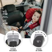 Scaun auto isize 40-150 cm c vigo diamond black+coccolle oglinda auto rear-facing smb3240856643200000460