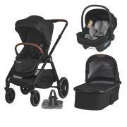 Sistem modular 3in1 coccolle aspen jet black + scoica coccolle knox greystone smb324062360324080371