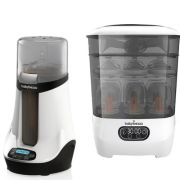 PACHET BEBE START 8 BabyBrezza - Sterilizator One Step Baby Bottle + Încălzitor biberon Safe and Smart