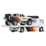 HOT WHEELS TRANSPORTATOR FLEET STREET CU MASINUTA TOYOTA OFF ROAD TRUCK SCARA 1:64 VIVMTFLF56_HRV39