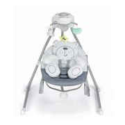 Balansoar Si Scaun 2 In 1 Cu Melodii Si Sunete, 4 Viteze Pentru Leganare Bebe, Proiector De Lumina, Orso Luna Pjbs347/260