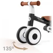 Bicicleta fara pedale pentru copii, 51 x 18.5 x 36 cm, roti eva, nukido nk-603 - negru edeedi760300