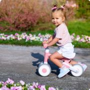 Bicicleta fara pedale pentru copii, 51 x 18.5 x 36 cm, roti eva, nukido nk-603 - roz edeedi760302