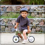 Bicicleta fara pedale pentru copii, 51 x 18.5 x 36 cm, roti eva, nukido nk-603 - verde edeedi760305