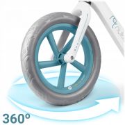 Bicicleta fara pedale pentru copii, 87 x 39 x 54 cm, roti eva, light flee nukido nk-604 - albastru - alb edeedi760400