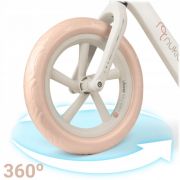 Bicicleta fara pedale pentru copii, 87 x 39 x 54 cm, roti eva, light flee nukido nk-604 - bej edeedi760405