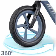 Bicicleta fara pedale pentru copii, 87 x 39 x 54 cm, roti eva, light flee nukido nk-604 - bleumarin edeedi760421