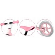 Bicicleta fara pedale pentru copii, 87 x 39 x 54 cm, roti eva, light flee nukido nk-604 - roz edeedi760404