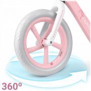 Bicicleta fara pedale pentru copii, 87 x 39 x 54 cm, roti eva, light flee nukido nk-604 - roz edeedi760404