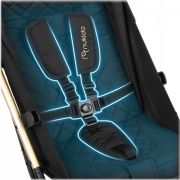 Carucior sport pentru copii, 78 x 33 x 104 cm, nukido paseo 716001 - negru cu auriu edeedi716001