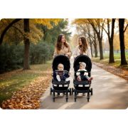 Carucior sport pentru copii, 78 x 33 x 104 cm, nukido paseo 716001 - negru cu auriu edeedi716001