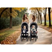 Carucior sport pentru copii, 78 x 33 x 104 cm, nukido paseo 716002 - gri edeedi716002