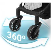 Carucior sport pentru copii, 78 x 33 x 104 cm, nukido paseo 716004 - roz edeedi716004