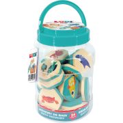 LUDI Set jucarii baie pentru stimularea memoriei DNBLUD40081