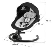 Leagan electric 2 in 1 kidwell reve - black silver edeedibuelrev01a2